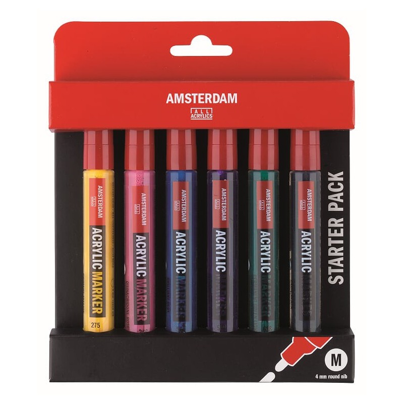 Set Retolador Acrílic Amsterdam
