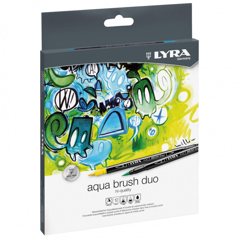 Caja Rotulador Aqua Brush Lyra