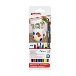 Caixa Brushpen Porcelain Edding
