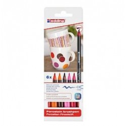 Caixa Brushpen Porcelain Edding