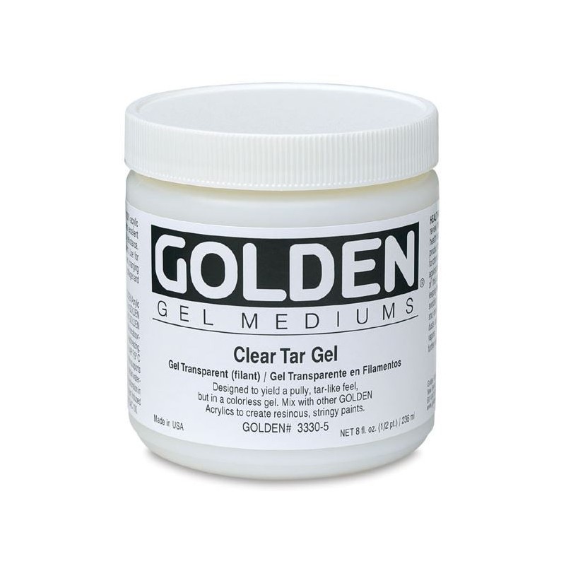Gel di catrame trasparente dorato