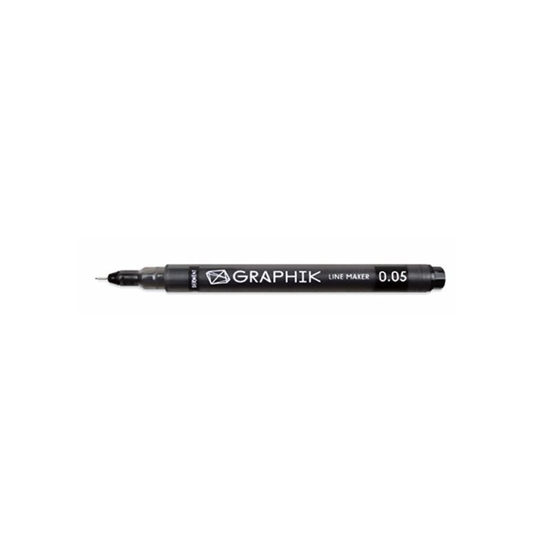 Graphik Line Marker Black Derwent