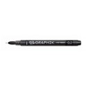 Graphik Line Marker Black Derwent