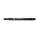 Graphik Line Marker Black Derwent