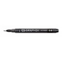 Graphik Line Marker Black Derwent