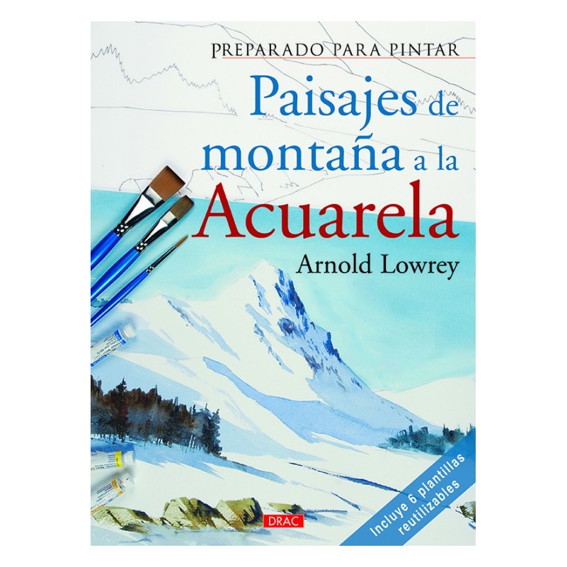Preparado Pintar Paisajes Montaña Acuare