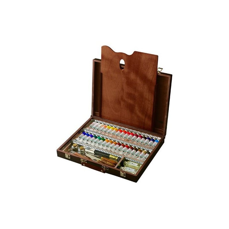 Custodie per olio e accessori in legno Old Holland