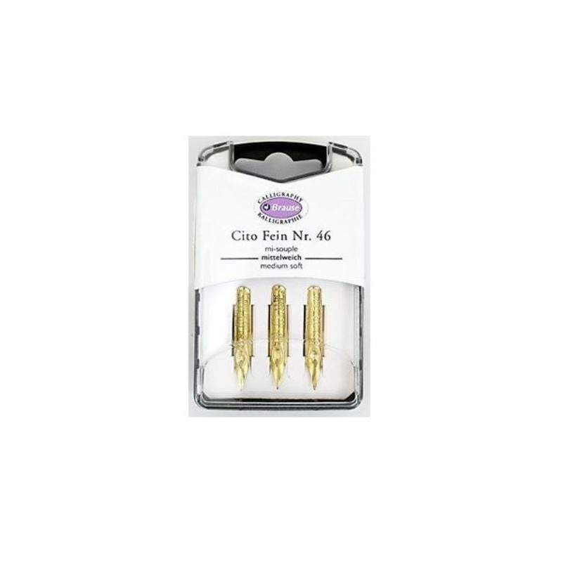Cajita Brause 3 Plumillas Dibujo