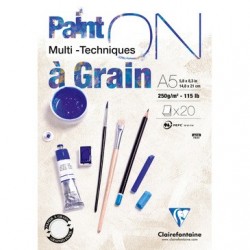 Bloc Clairefontaine Paint'On 250G Gra