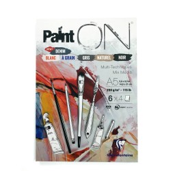 Bloc Paint'On Clairefontaine 250g Colores Surtidos