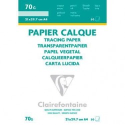 Bloc Calc 70 g de Clairefontaine A4 Casa Piera Barcelona