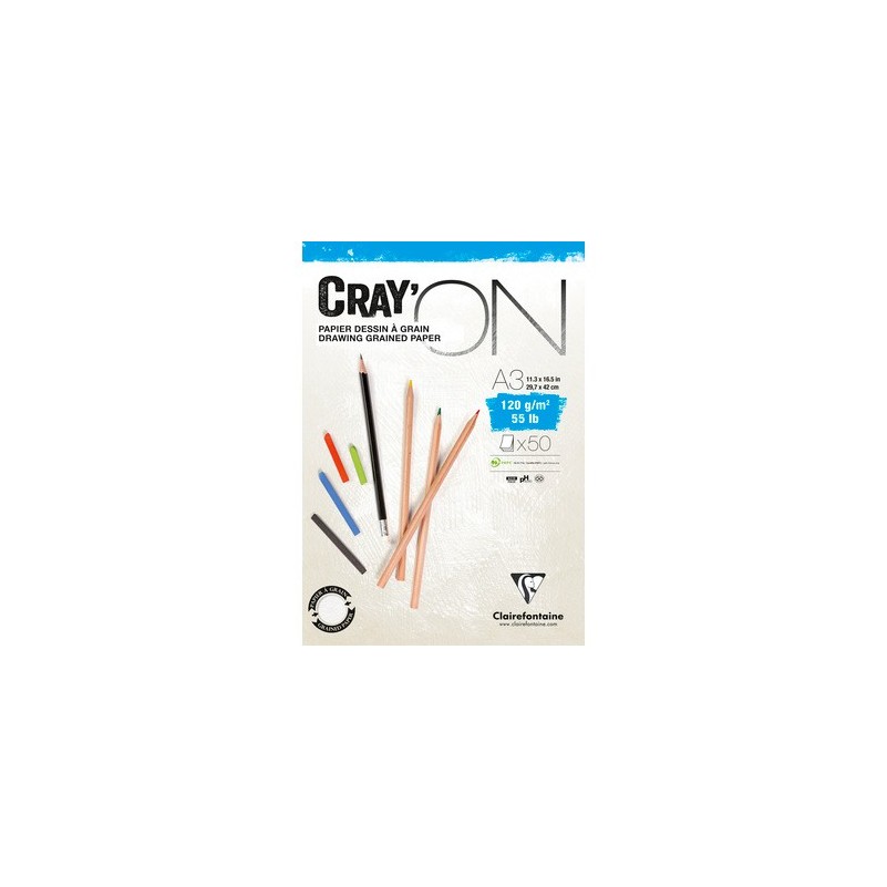 Bloc Clairefontaine Cray'On Encolat