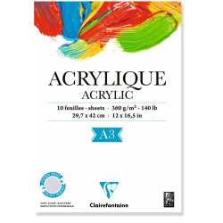 Bloc Acrílico Clairefontaine A3 Casa Piera Barcelona