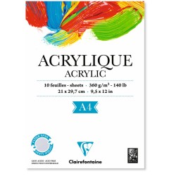 Bloc Acrílic Clairefontaine 360G