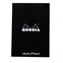 Bloc Rhodia Punts Clairefontaine 14.8 x 21 - Negre Casa Piera Barcelona