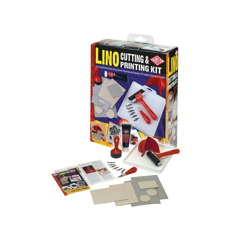 Kit completo per linoleografia