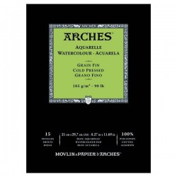 Bloc Arches 185G 15H Acuarela