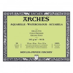 Bloc Arches 185g Encolat 4C Aquarel·la
