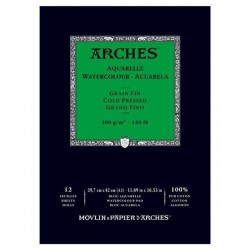 Bloc Arches 300G 12H Acuarela