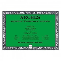 Bloc Arches 300G Encolat 4C Aquarel·la
