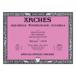 Bloc Arches 300G Encolat 4C Aquarel·la