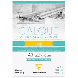 Bloc Clairefontaine Dibuix Calc A3 Casa Piera Barcelona