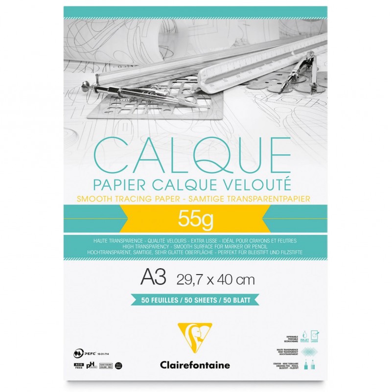 Bloc Clairefontaine Dibuix Calc