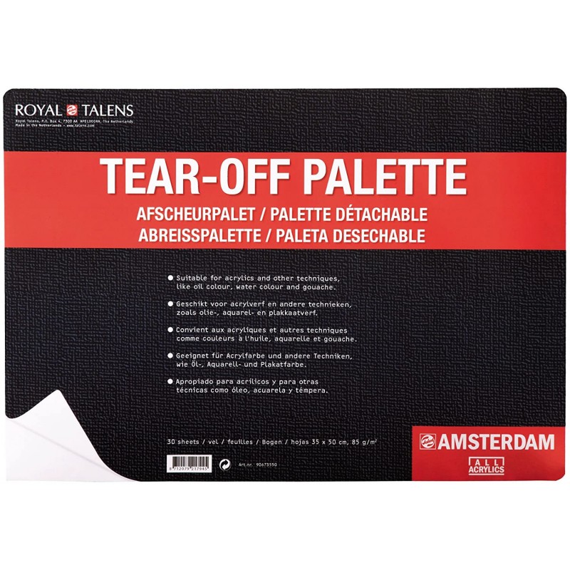Paleta Desechable 35 x 50 Amsterdam