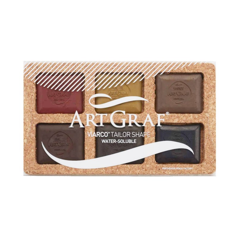 Set ArtGraf Pigmento Prensado 6 pastillas Taylor Shape