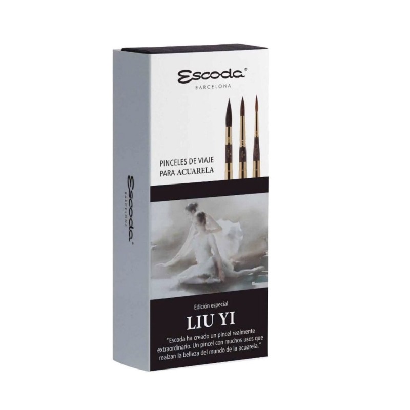 Set Pinceles Escoda Liu Yi Acuarela Signature Collection