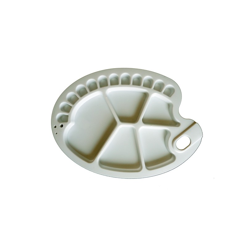 Paletta ovale in plastica Talens 17 pozzetti 34x25
