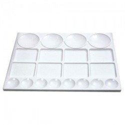 Paleta Rectangular Plástico Talens