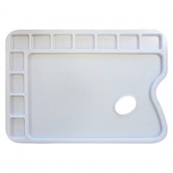 Paleta 11pous Plàstic Rectangular Talens 34x24 Casa Piera Barcelona