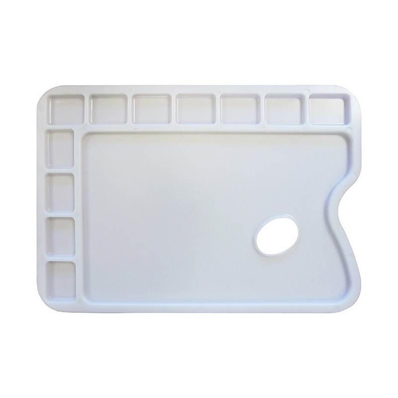 Paleta 11pous Plàstic Rectangular Talens 34x24