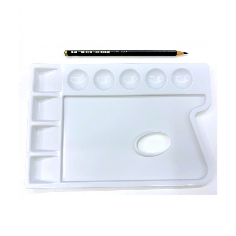 Paleta Rectangular Plástico Talens