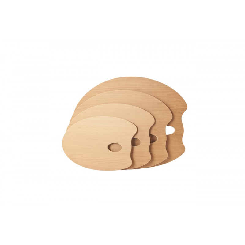 Tavolozza ovale in legno verniciato Mabef