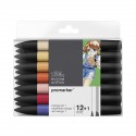 Set 12+1 Promarker Winsor&Newton doble punta