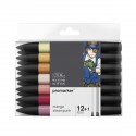 Set 12+1 Promarker Winsor&Newton doble punta