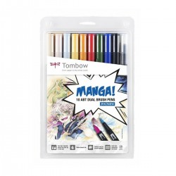 ABT Set di manicotti Tombow a doppio pennello