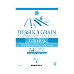 Blocco da disegno Dessin à Grain Clairefontaine 125g e 180g