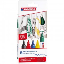 Set Retoladors Tèxtils Edding