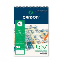 Bloc Dibujo Canson 1557 180g Espiral