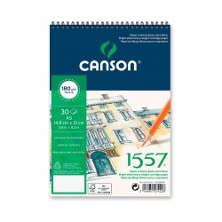 Bloc Dibujo Canson 1557 180g Espiral