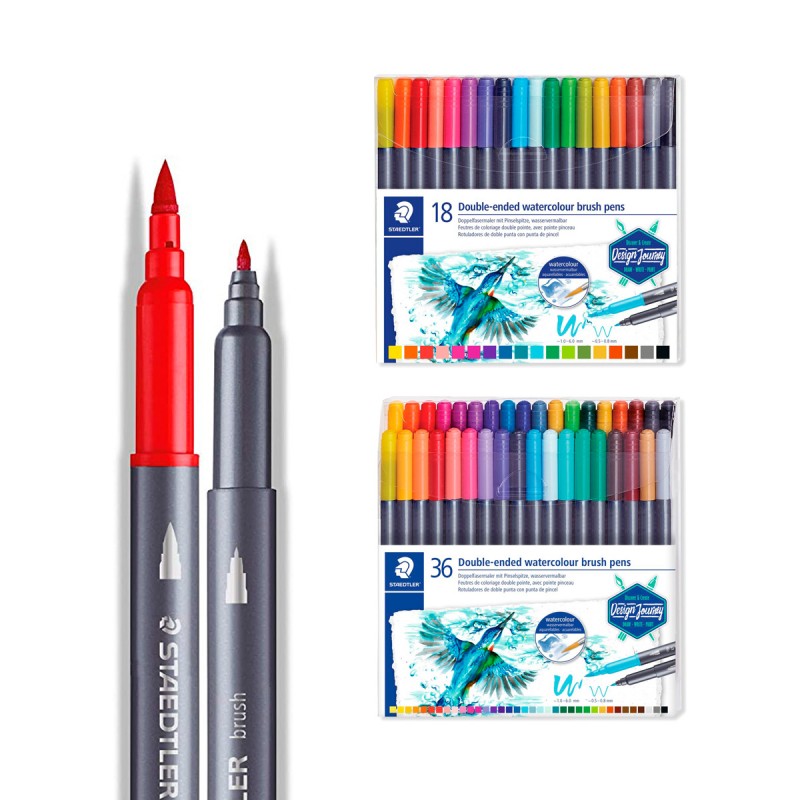 Set Rotuladores Acuarelables Doble Punta Staedtler