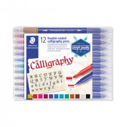 Set Rotuladores Caligrafía Doble Punta Staedtler