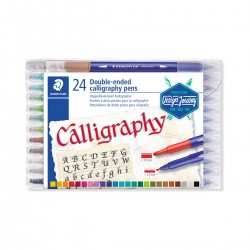 Set Rotuladores Caligrafía Doble Punta Staedtler