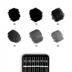 Set di matite di grafite Staedtler Mars Lumograph