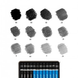 Set Llapis Grafit Mars Lumograph de Staedtler