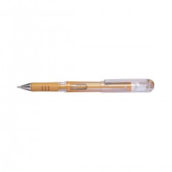 Penna roller Pentel K230 M metallizzata e bianca