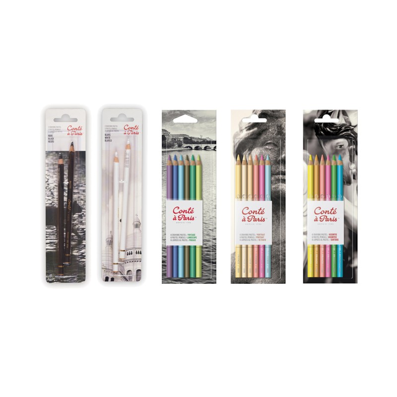 Set Lápices Pastel Conté à Paris Blíster